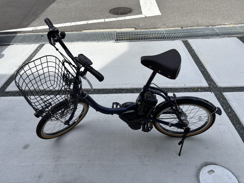 僕が買った電動自転車です②↑